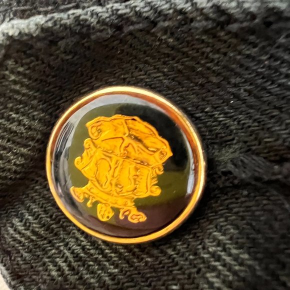 90's Jordache Gold Black Jean Crop Jacket - Size Small - Picture 8 of 10